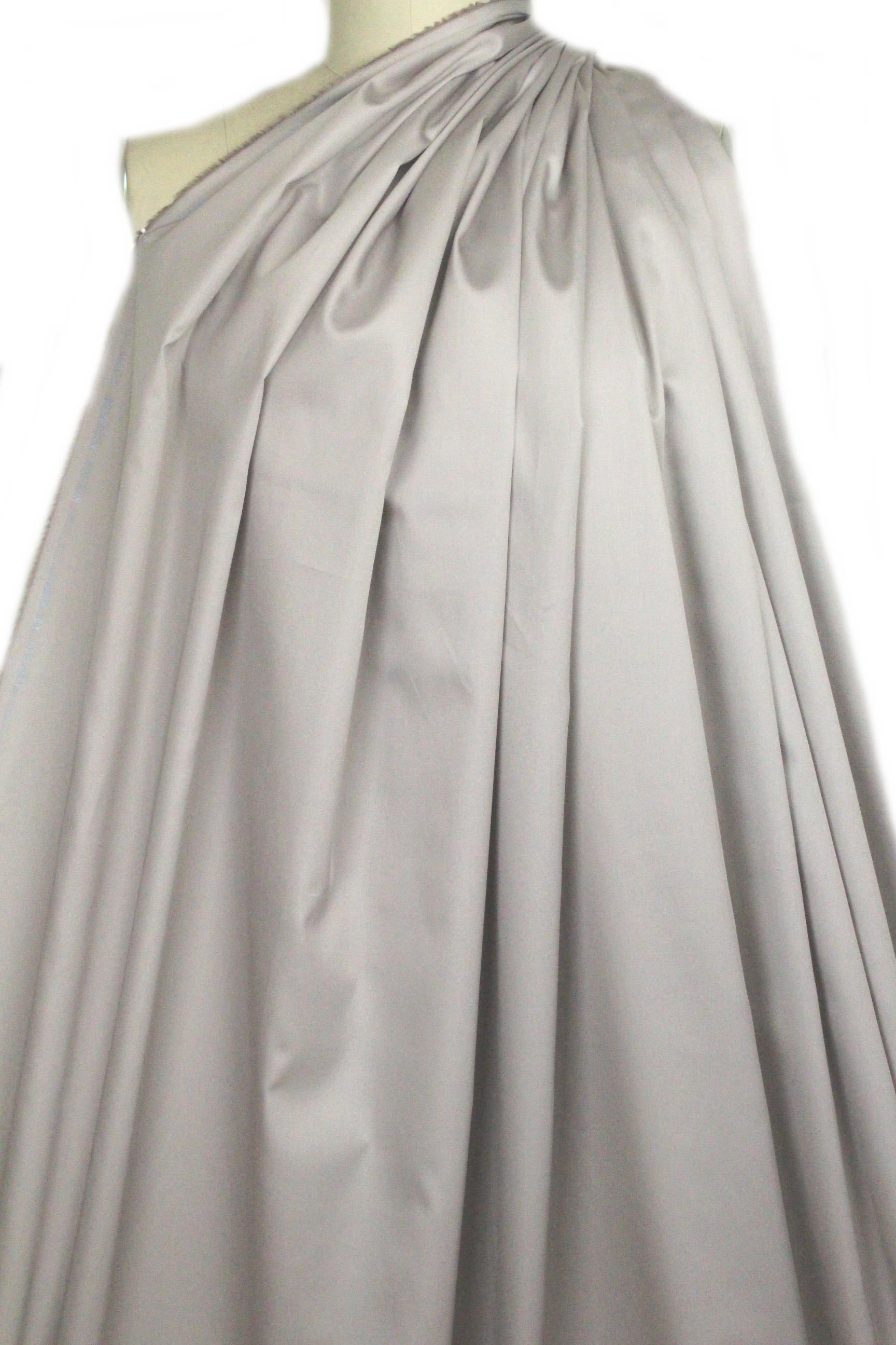 Giza 100% egyptian cotton shirting - stone 1.375 yd