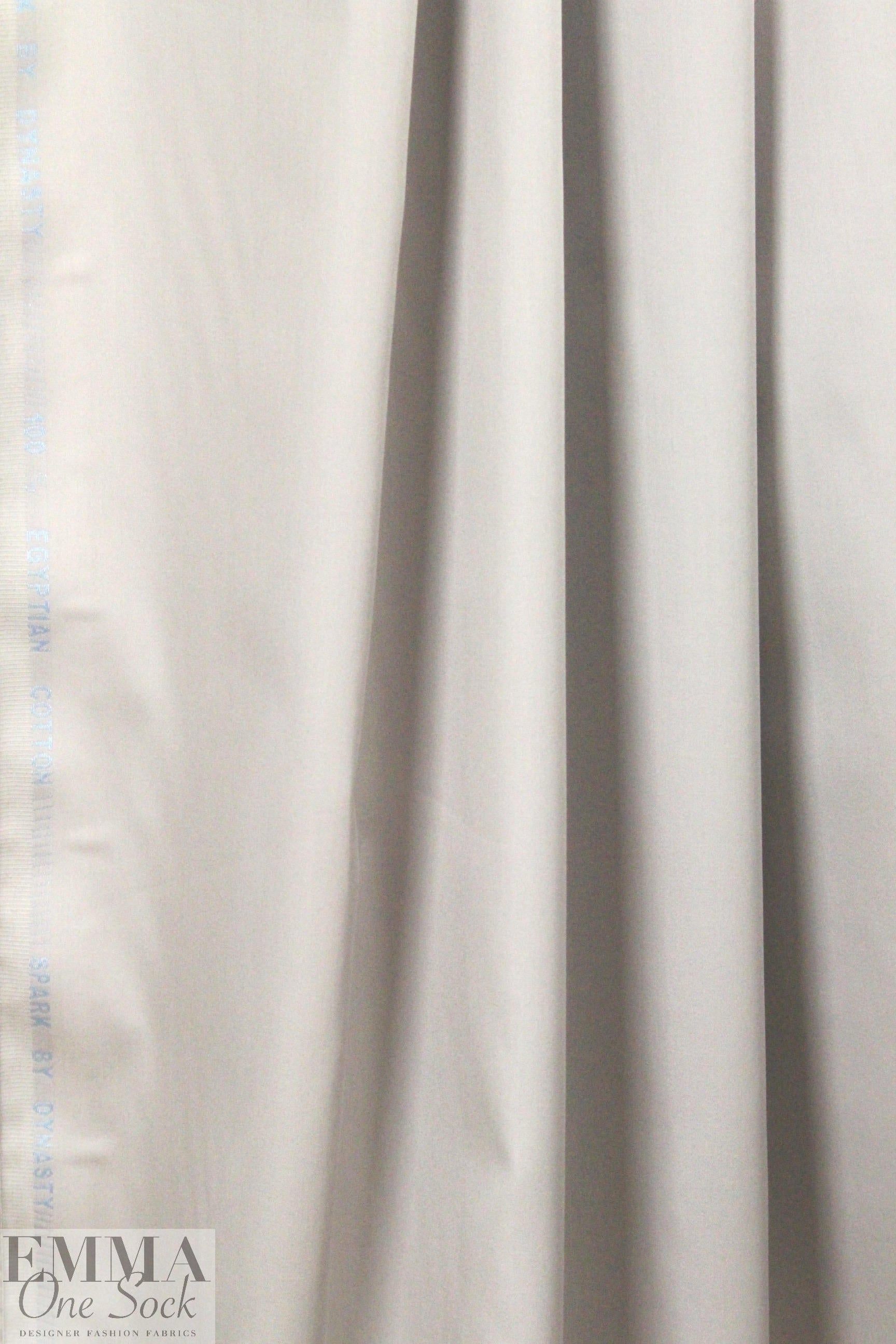 Giza 100% egyptian cotton shirting - stone 1.66 yd