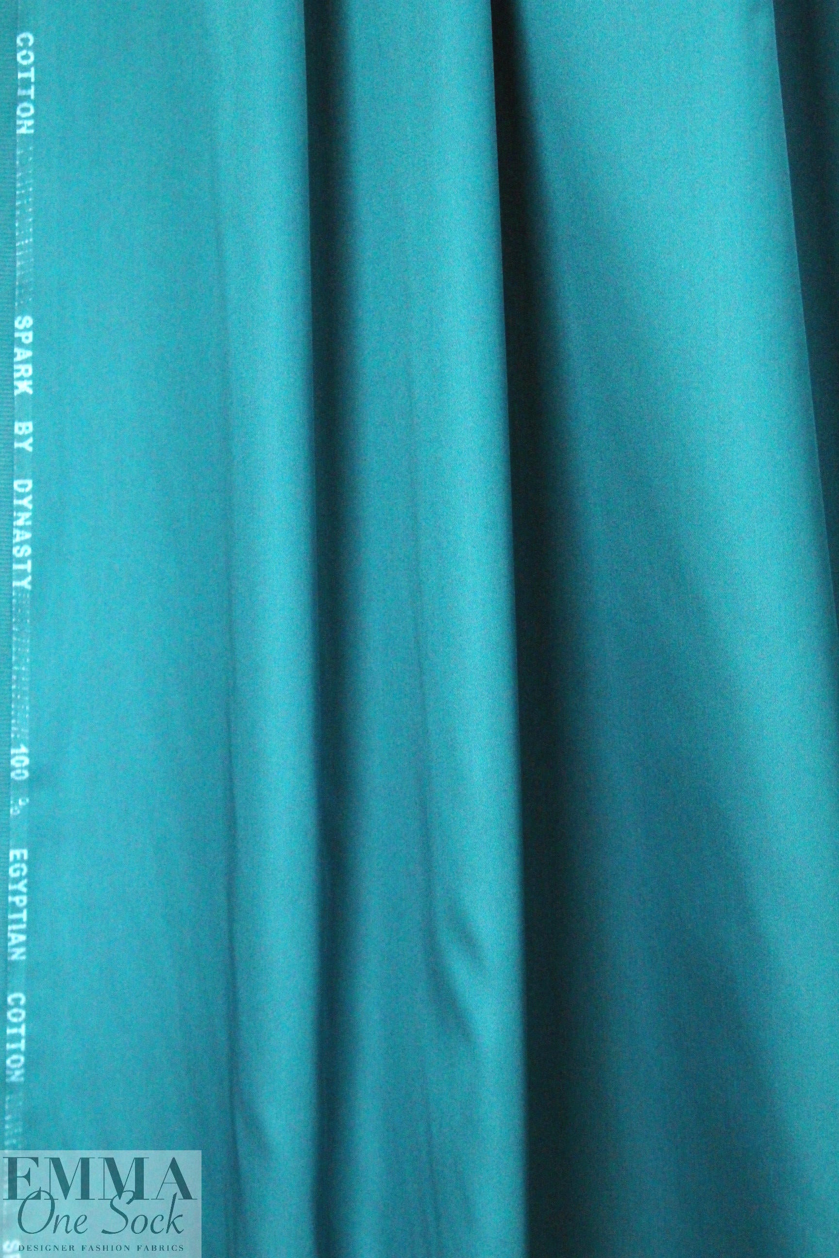 Giza 100% Egyptian cotton shirting - teal 1.25 yds