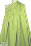 Giza 100% egyptian cotton shirting - lime .75 yds