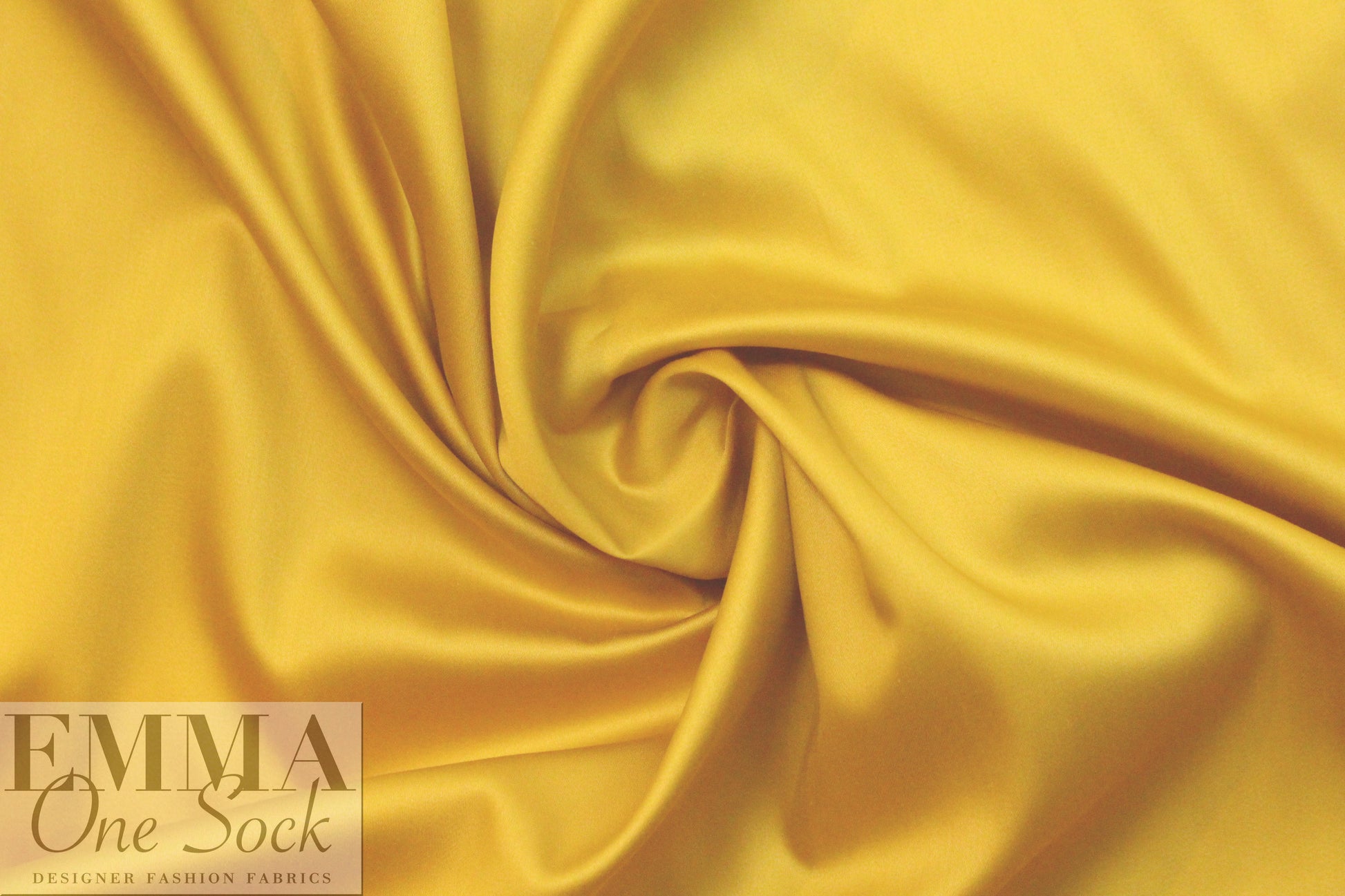 Giza 100% Egyptian cotton shirting - golden yellow 1.75 yd
