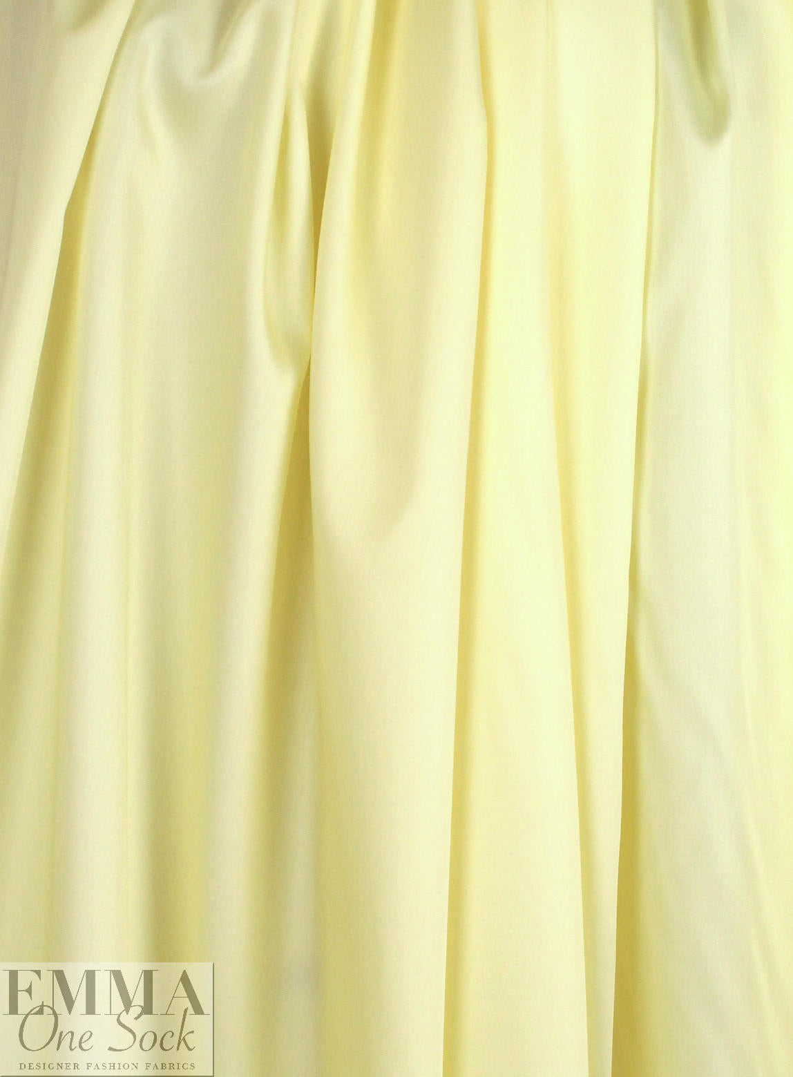 Giza 100% Egyptian cotton shirting - lemon 2.25 yd