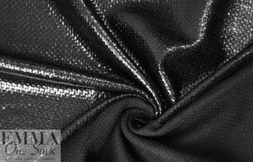 Mi11y glazed black basketweave coating 2 yd