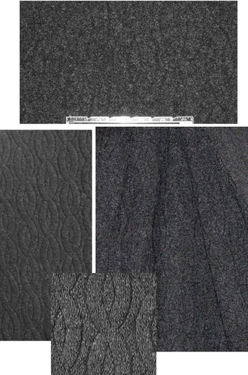 Italian wool blend boucle' chunky cable knit 2 yd