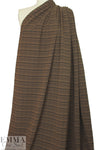 CA designer monk/black novelty weave stretch jacquard