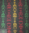 Guatemalan hand-loomed ikat - figure motif 2 yds