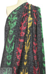 Guatemalan hand-loomed ikat - figure motif