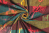 Guatemalan hand-loomed ikat - motif and stripe