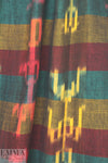 Guatemalan hand-loomed ikat - motif and stripe