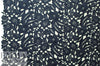 NY designer floral guipure lace - blue indigo 1 yard