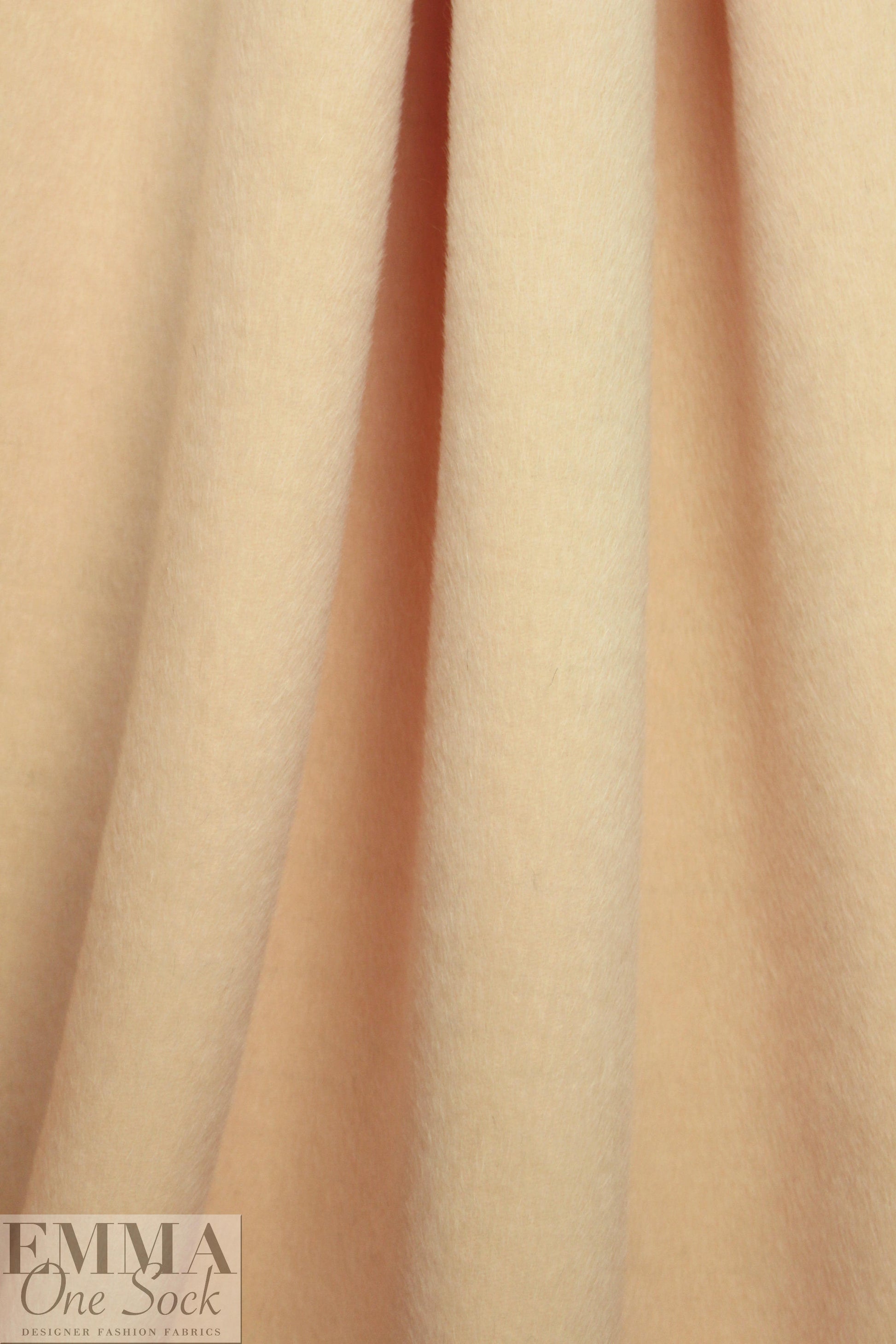 Italian mohair/alpaca/wool coating - peach 1 yard