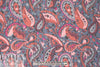 NY designer decorative paisley hammered silk 1.125 yds