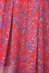 Italian stretch 'hammered' silk - delicate blossoms 1.375 yds