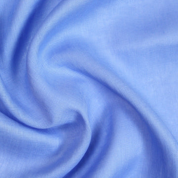 European lightweight linen woven - French blue