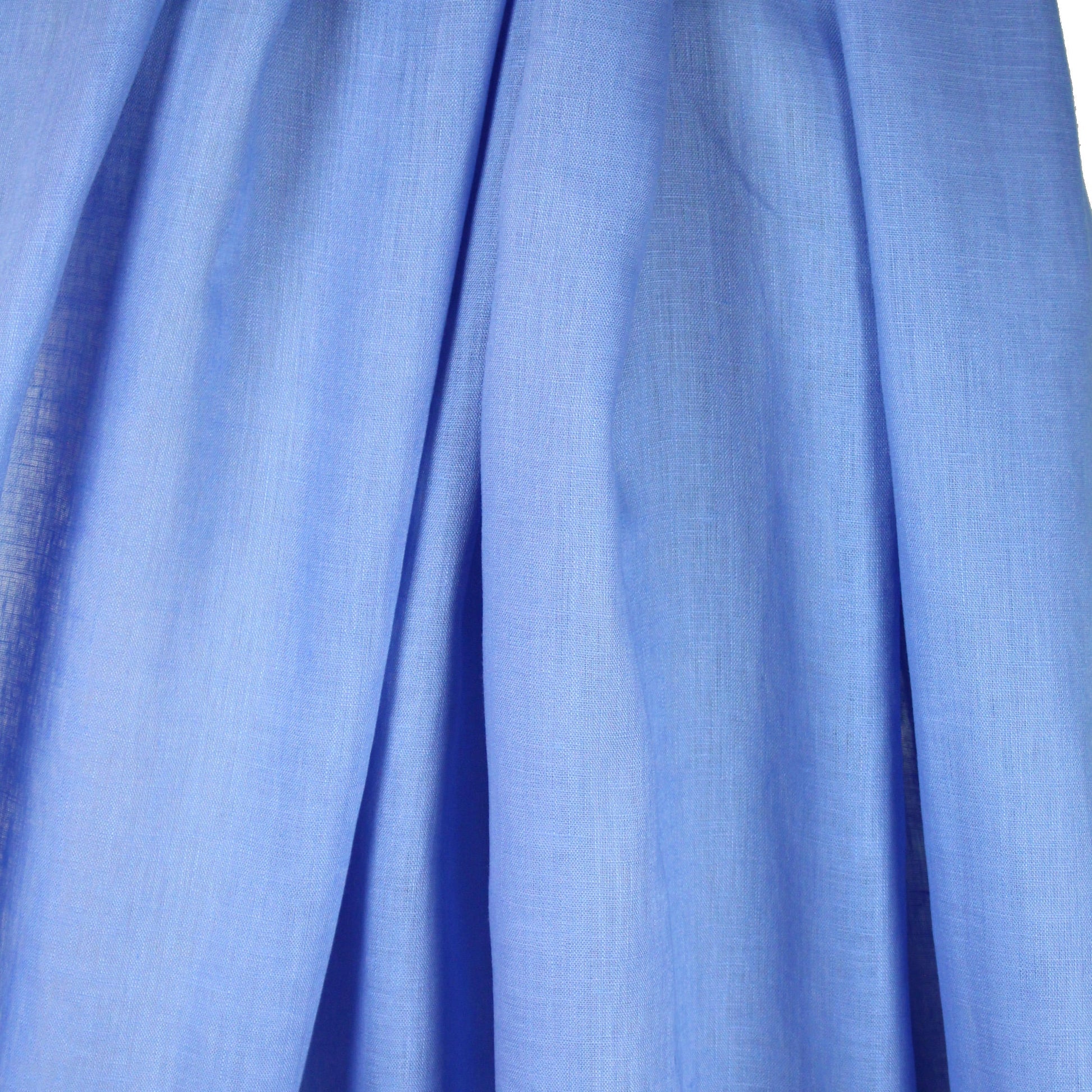 European lightweight linen woven - French blue