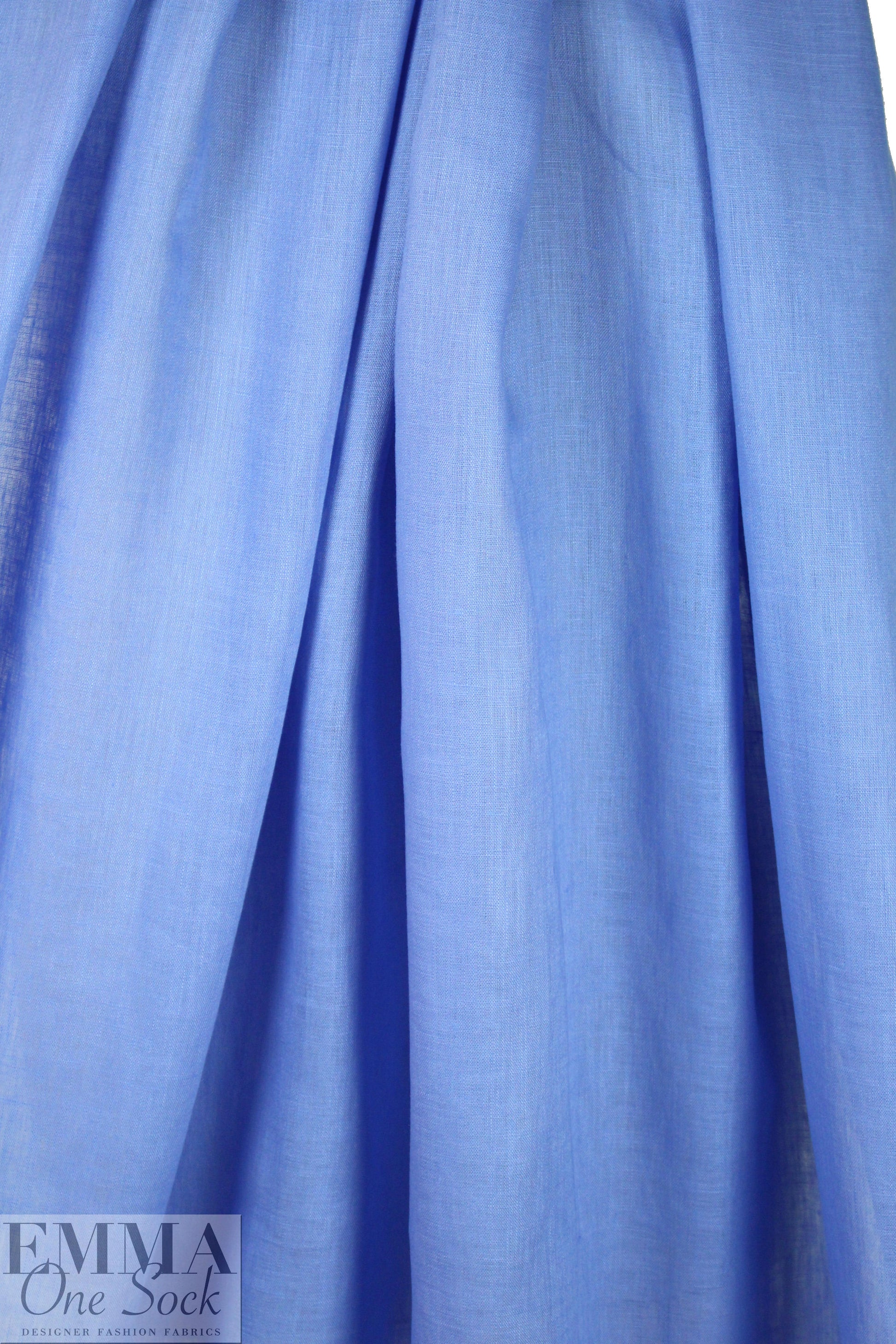 European lightweight linen woven - french blue .625 yds