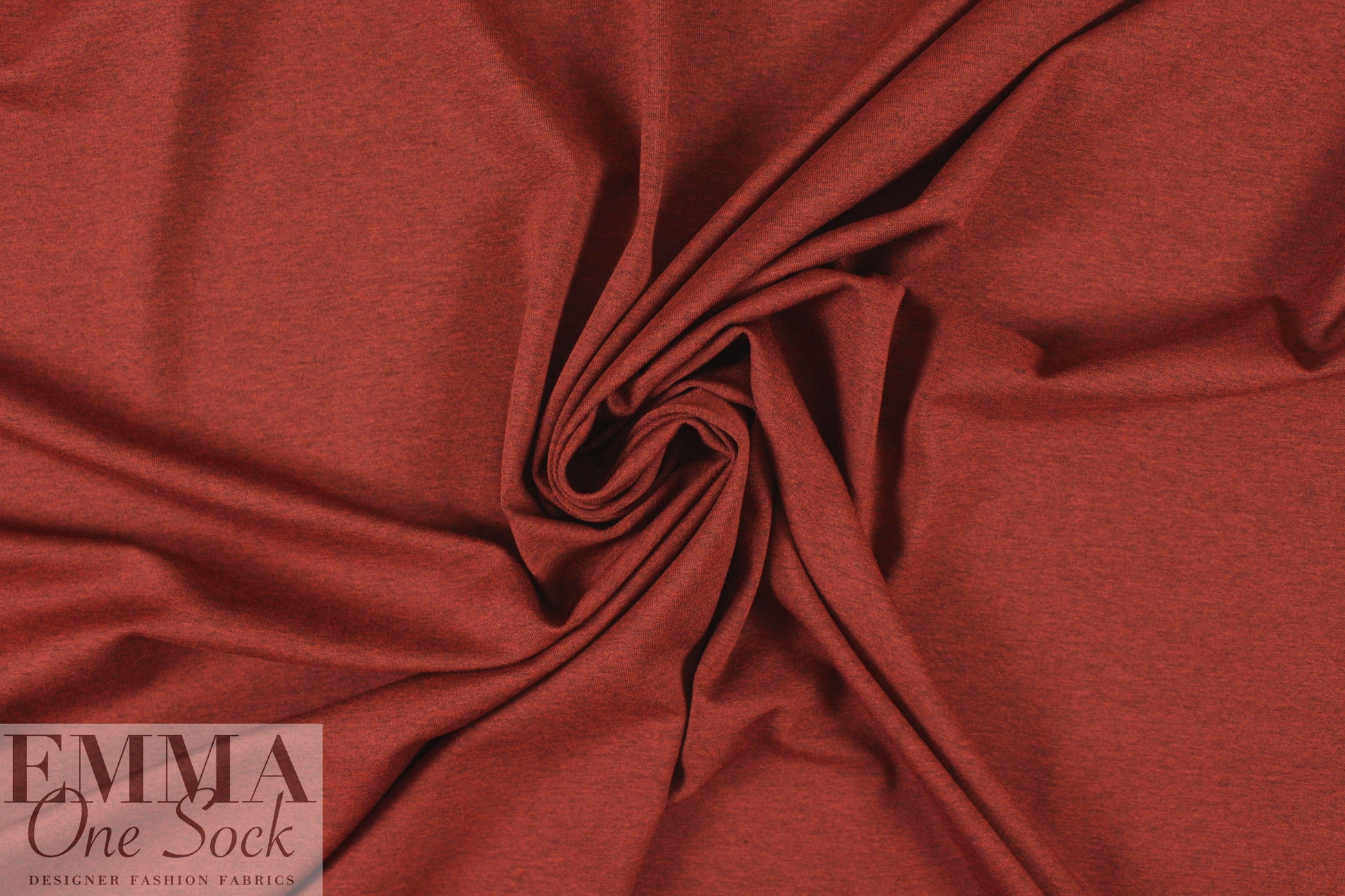 brick heather lightweight rayon jersey 4-way 1.5 yd