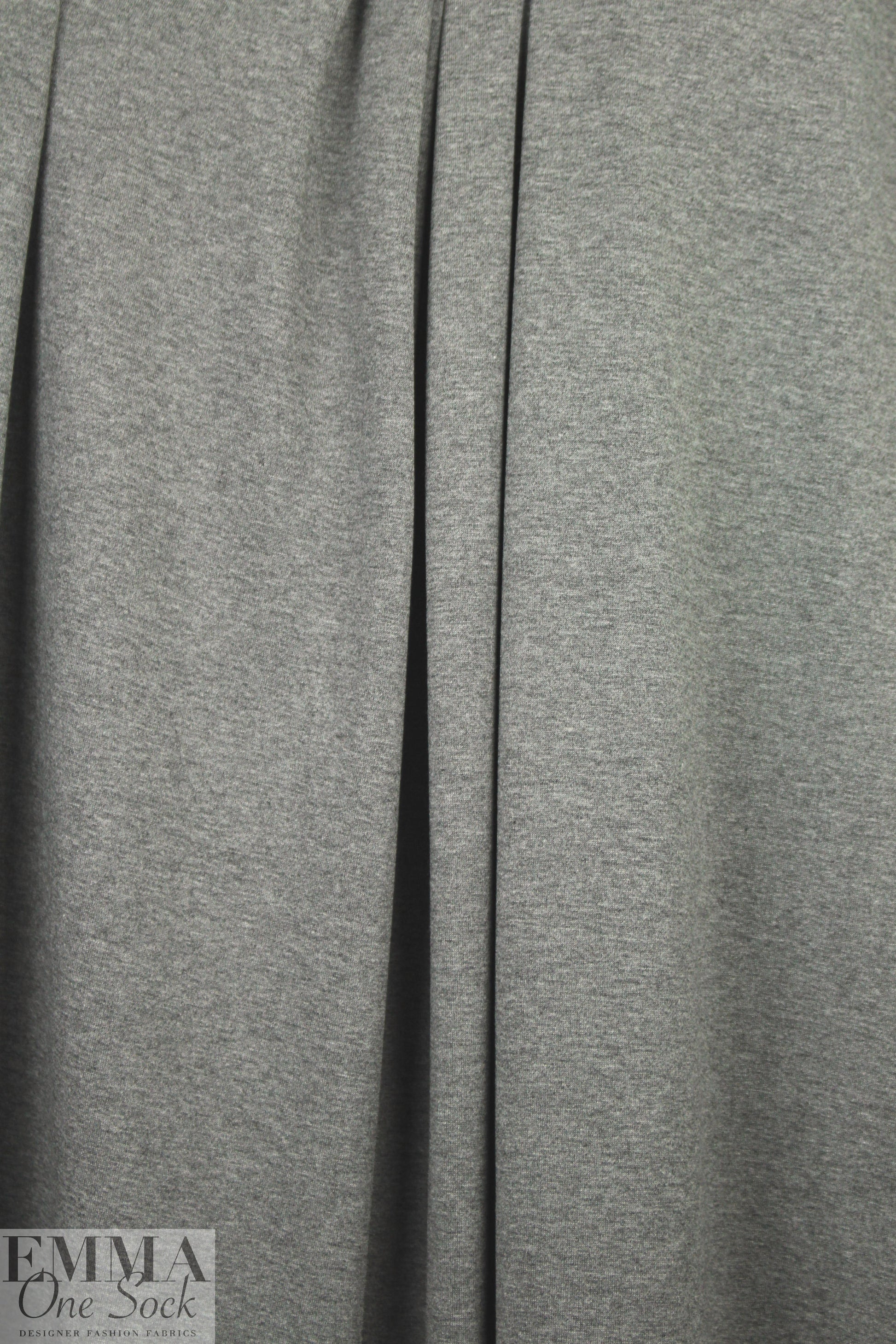 gray heather lightweight rayon jersey 4-way 1.5 yds
