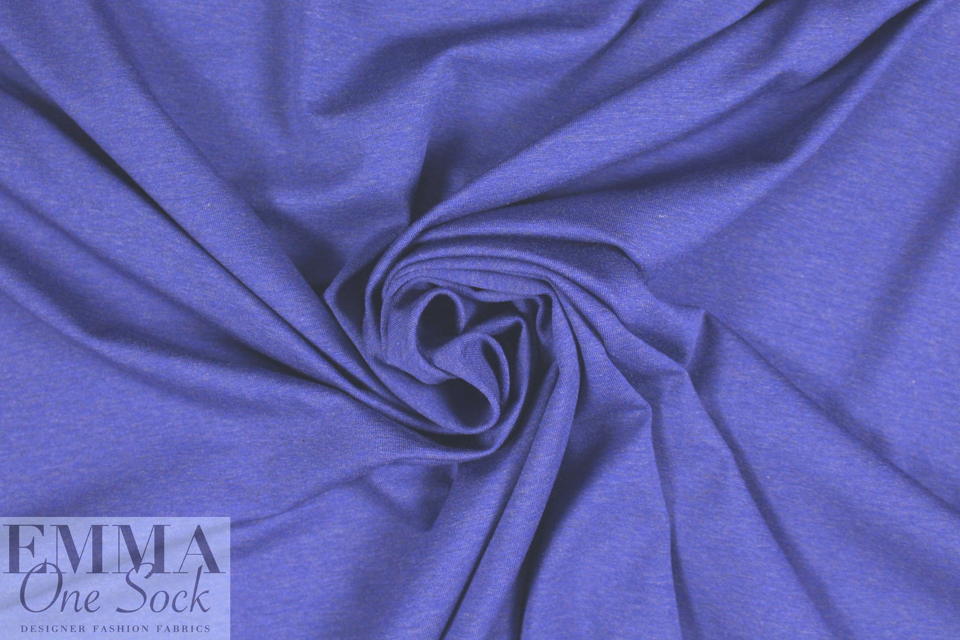 royal purple heather lightweight rayon jersey 4-way 1 yard