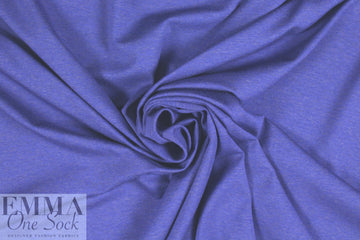 royal purple heather lightweight rayon jersey 4-way 1 yard