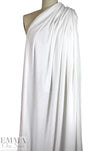 cotton blend knitted terry - creamy white 2.5 yd