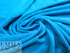 cotton blend knitted terry - azure 1 yard