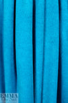 cotton blend knitted terry - azure 1 yard