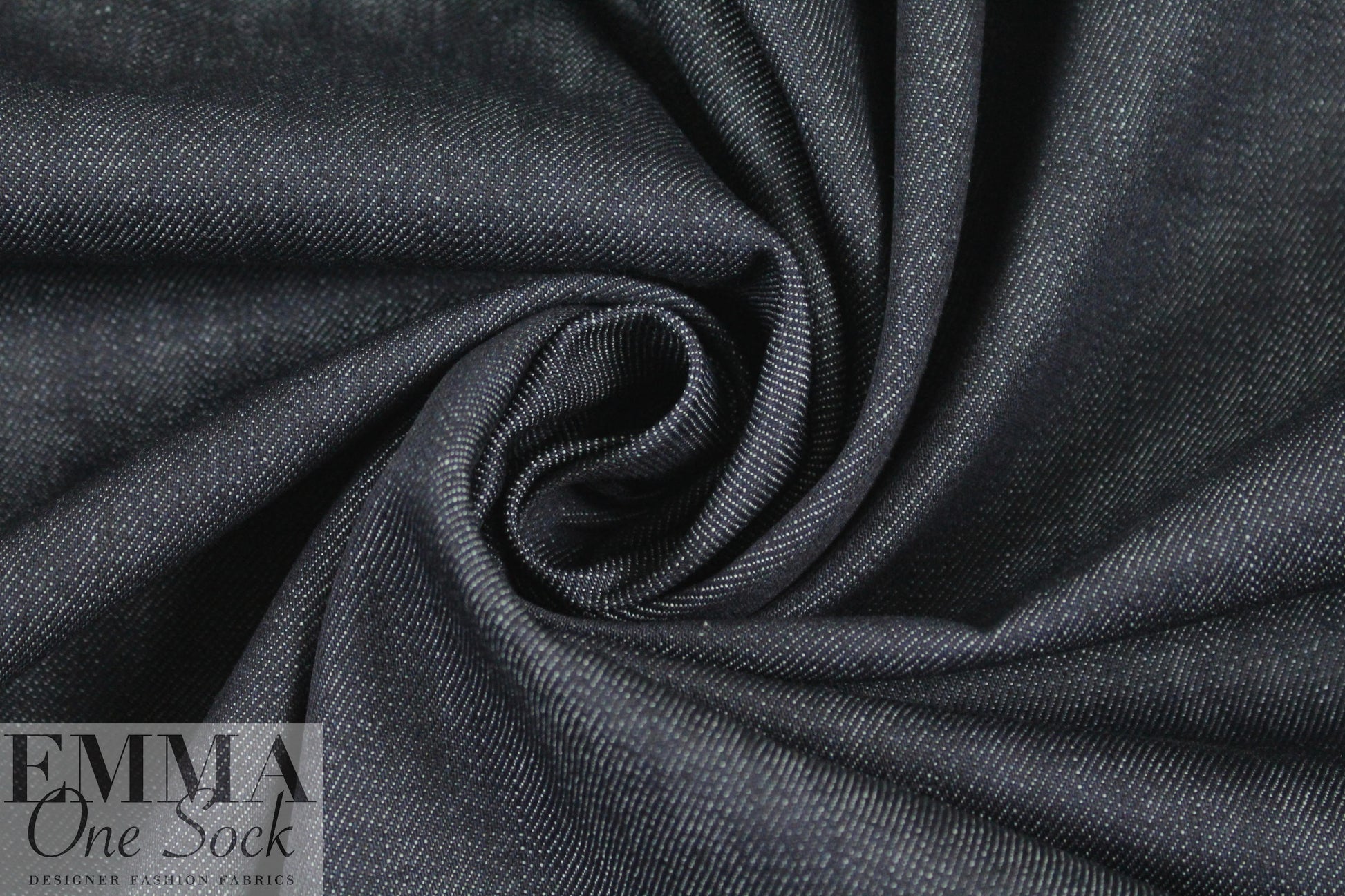 Italian heavy no-stretch denim - dark blue 2.5 yds