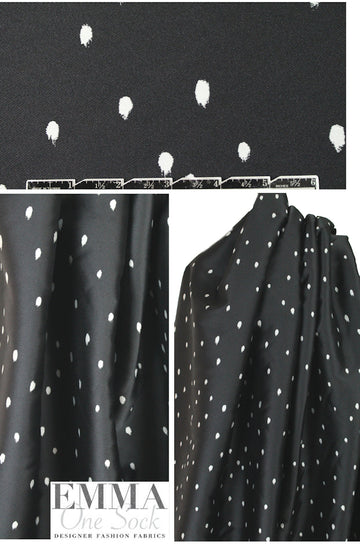 3.1 Phi11ip Lim black/silvery white dotted twill