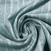 hemp/organic cotton yarn dyed stripe - teal/soft white 1.875 yd