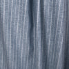 hemp/organic cotton yarn dyed stripe - denim/soft white