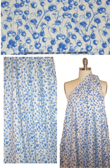 hemp/organic cotton print jersey - blue berries
