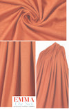 hemp/organic cotton jersey - soft orange 1.5 yd