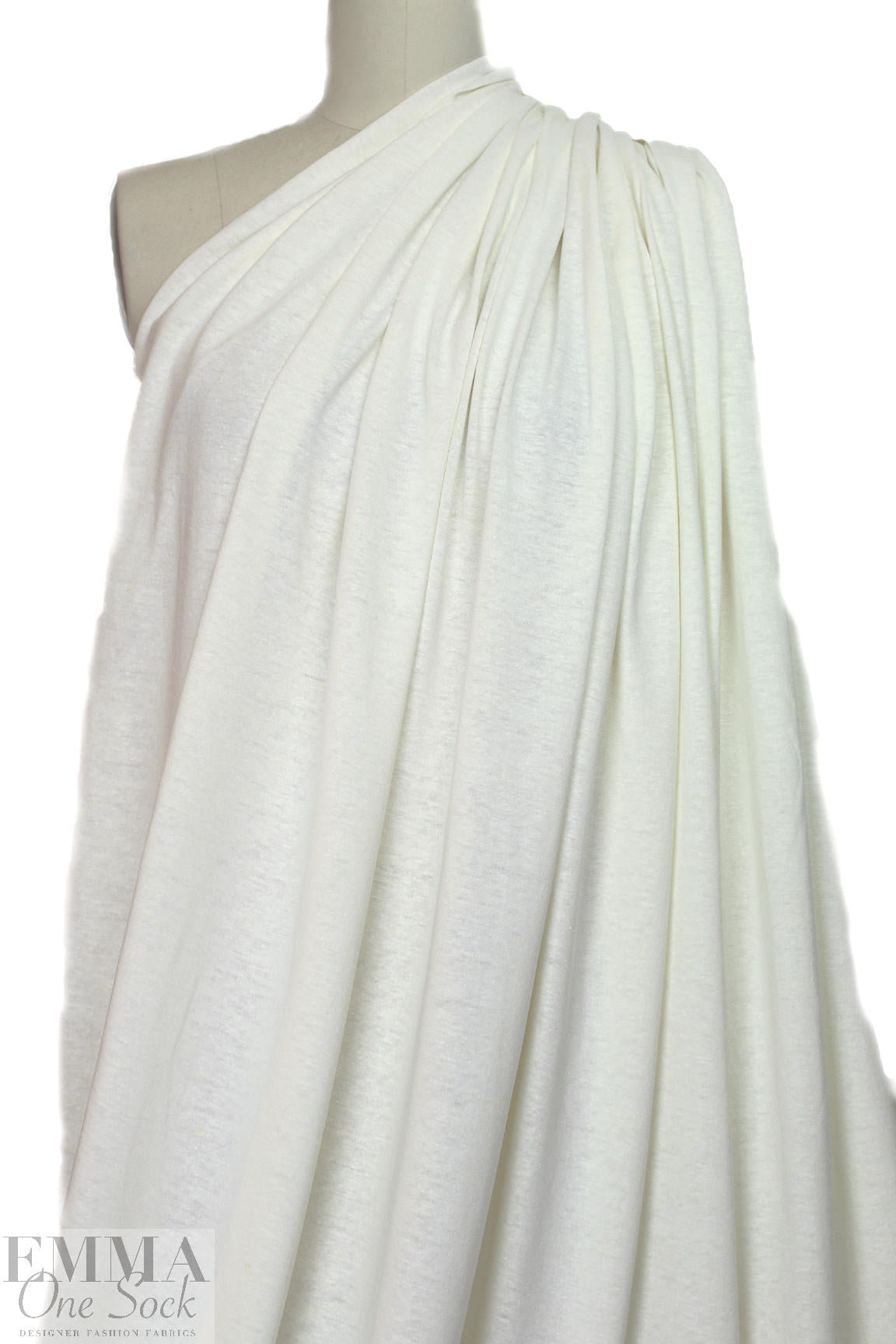 hemp/organic cotton jersey - cream 1 yard
