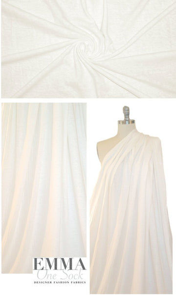hemp/organic cotton jersey - cream 1.875 yd