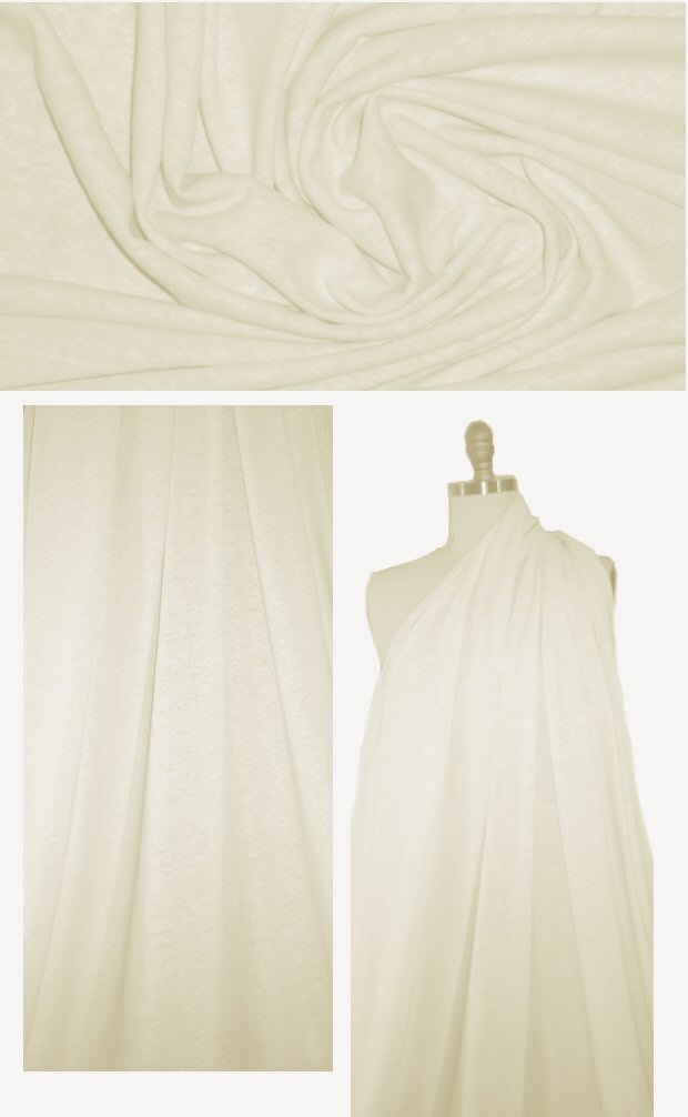 hemp/organic cotton jersey - natural 1.5 yds