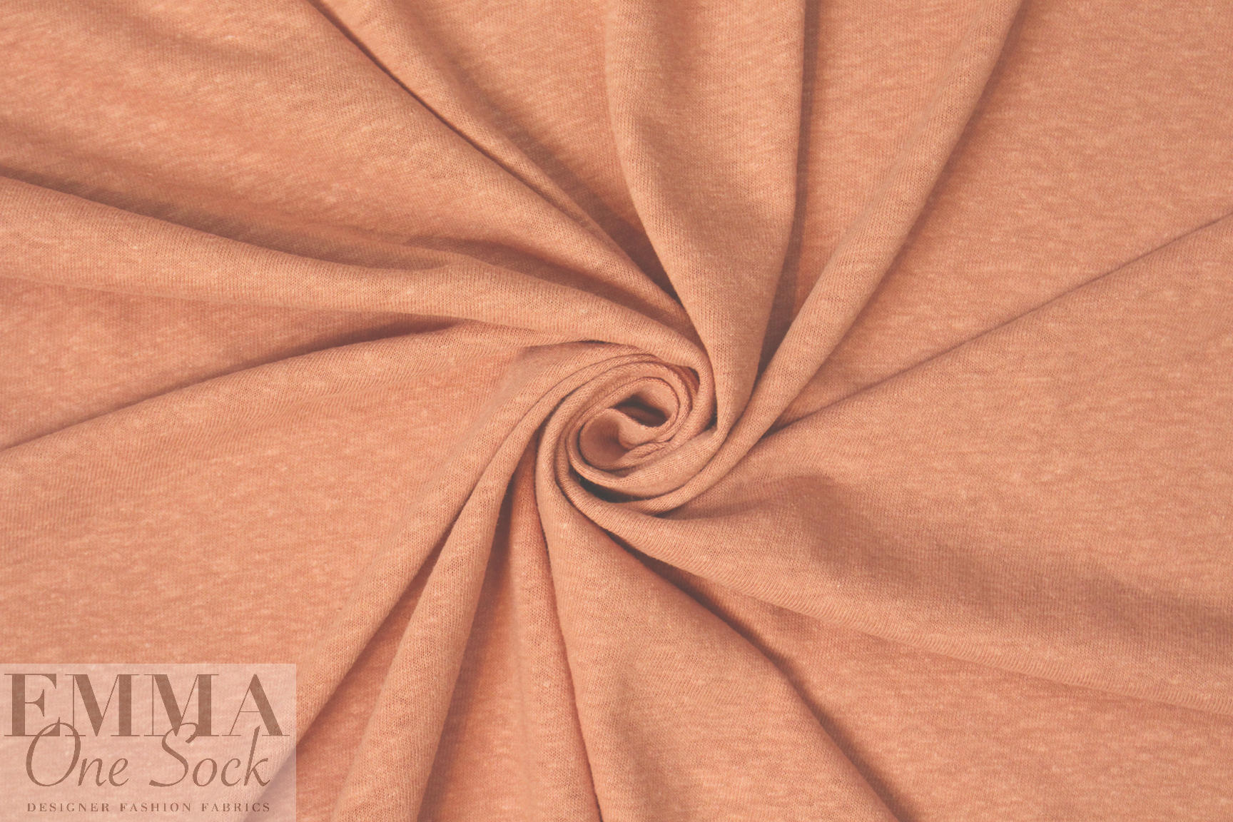hemp/organic cotton jersey - terra cotta .5 yds