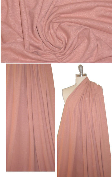 hemp/organic cotton jersey - terra cotta 2 yds