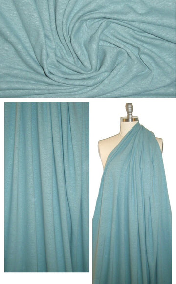 hemp/organic cotton jersey - dusty teal 1.875 yds