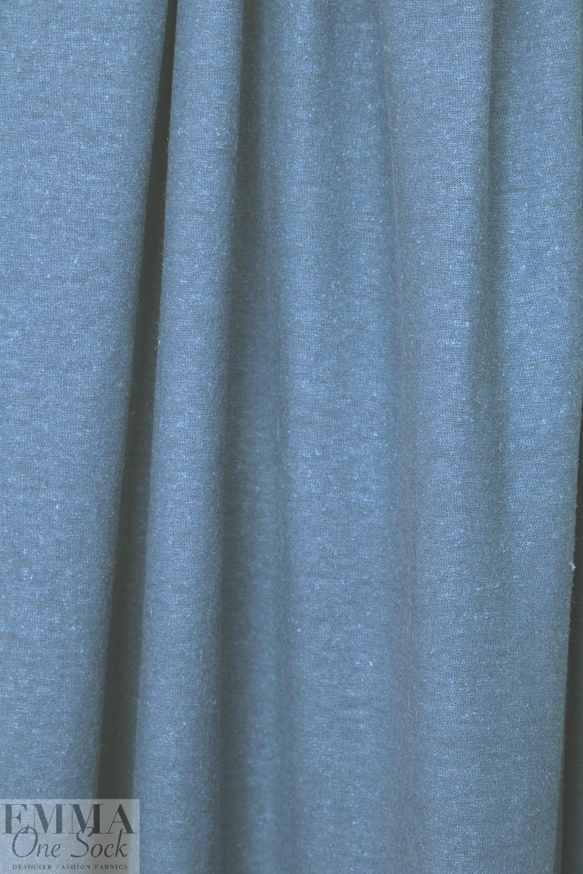 hemp/organic cotton jersey - denim blue .75 yds