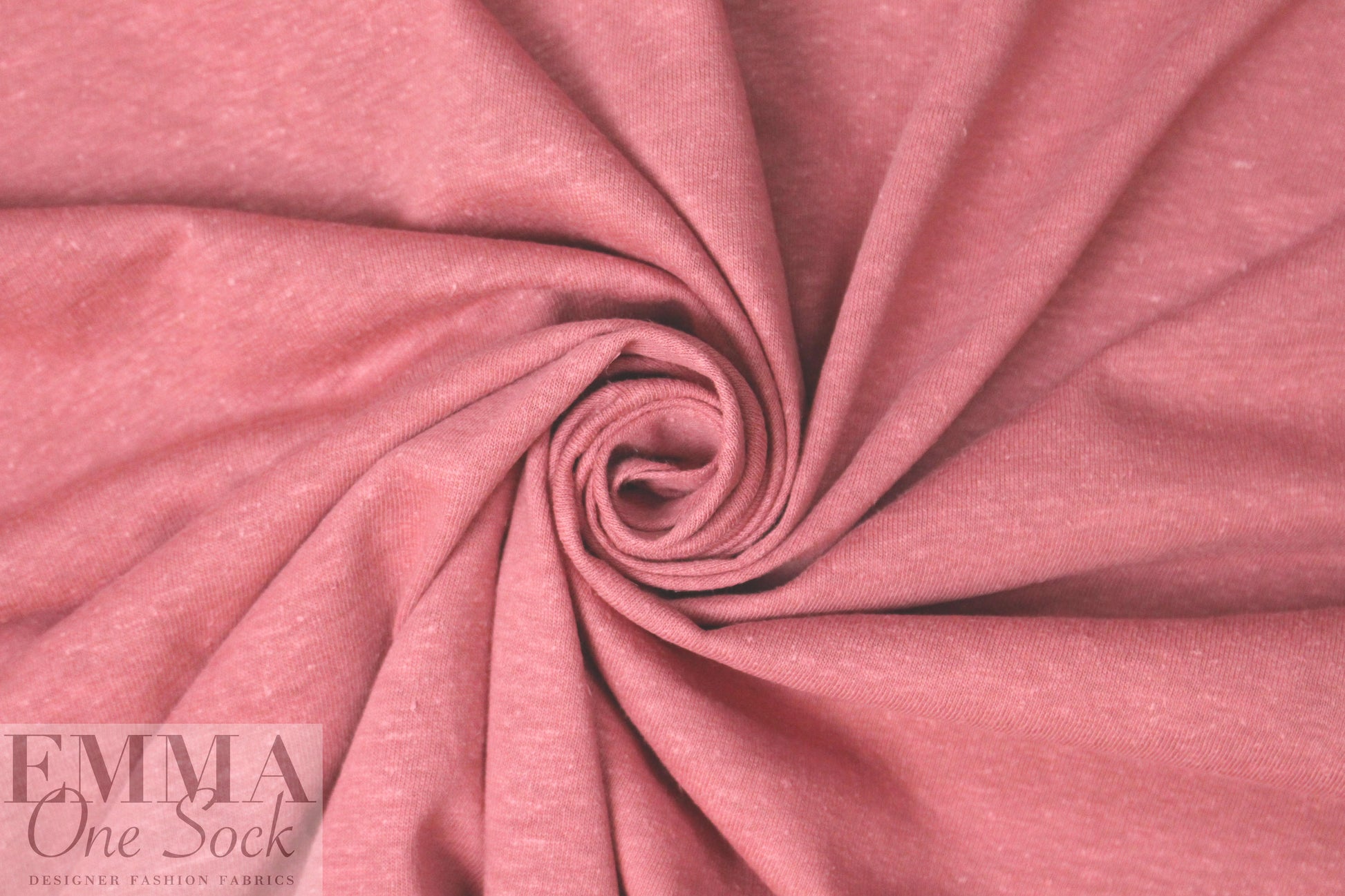 hemp/organic cotton jersey - dusty rose 2 yd