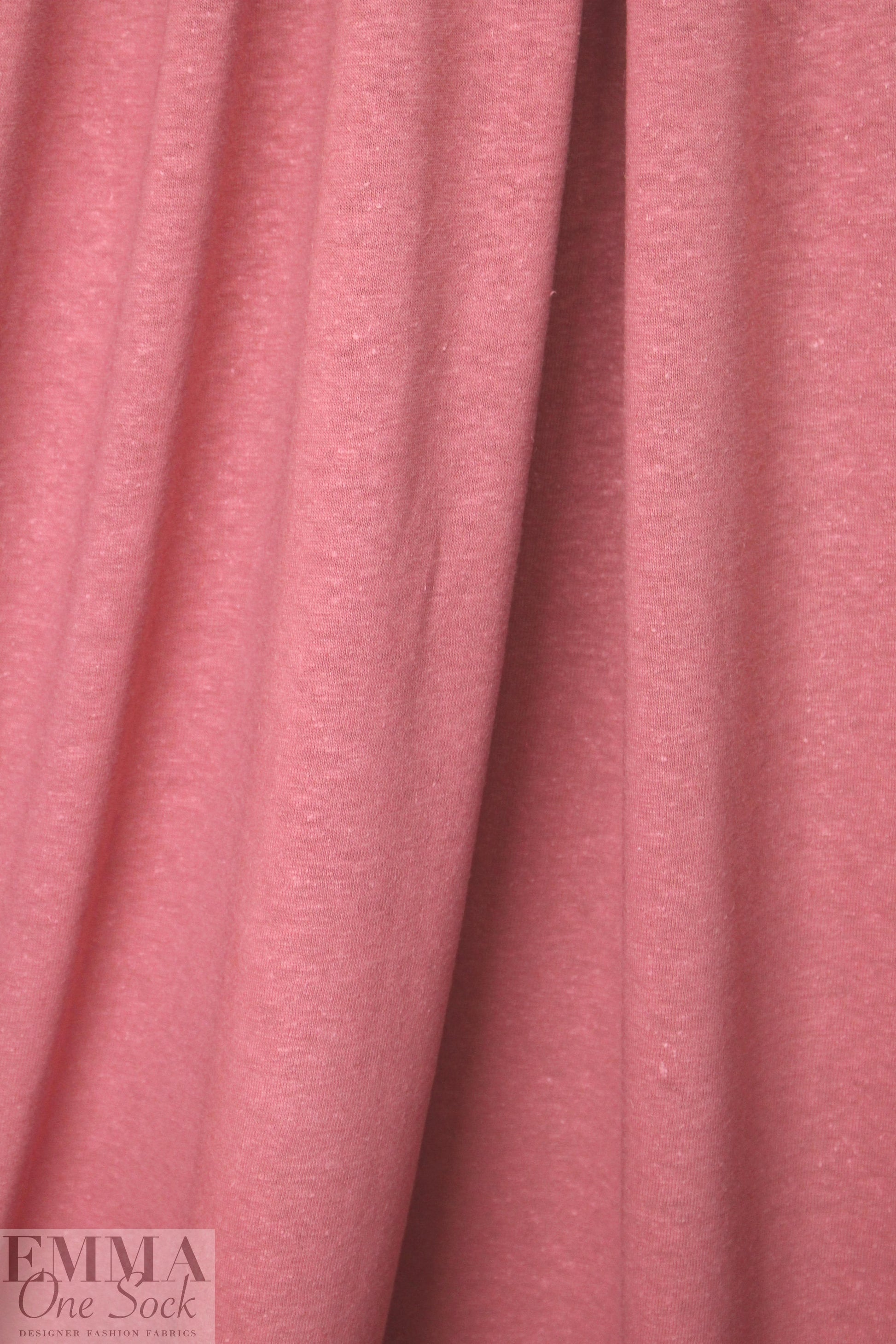 hemp/organic cotton jersey - dusty rose .66 yds