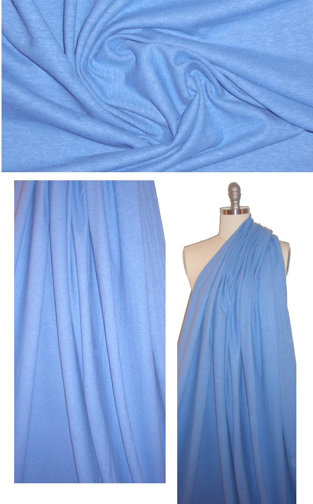 hemp/organic cotton jersey - periwinkle