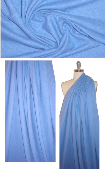 hemp/organic cotton jersey - periwinkle 1 yard