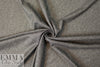 NY designer silk suiting - black/white herringbone