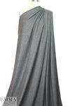 NY designer silk suiting - black/white herringbone 2.125 yd