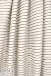designer herringbone stripe yarn-dye woven - cream/sand 2 yds