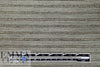 designer herringbone stripe yarn-dye woven - pewter/silver 2.25 yd