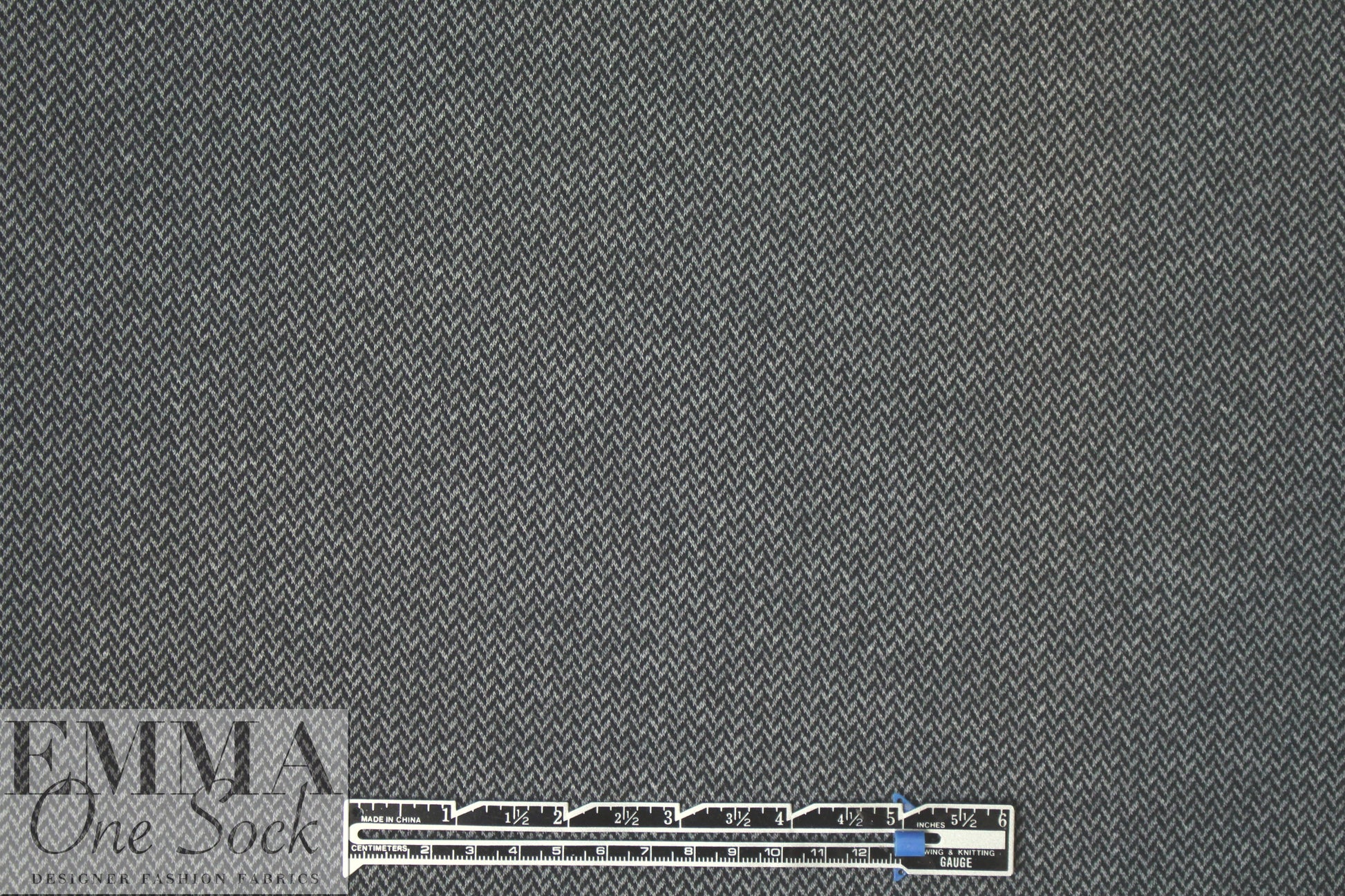 Sp1endid mini-herringbone doubleknit - black/gray