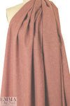 Italian wool herringbone woven - rose/tan